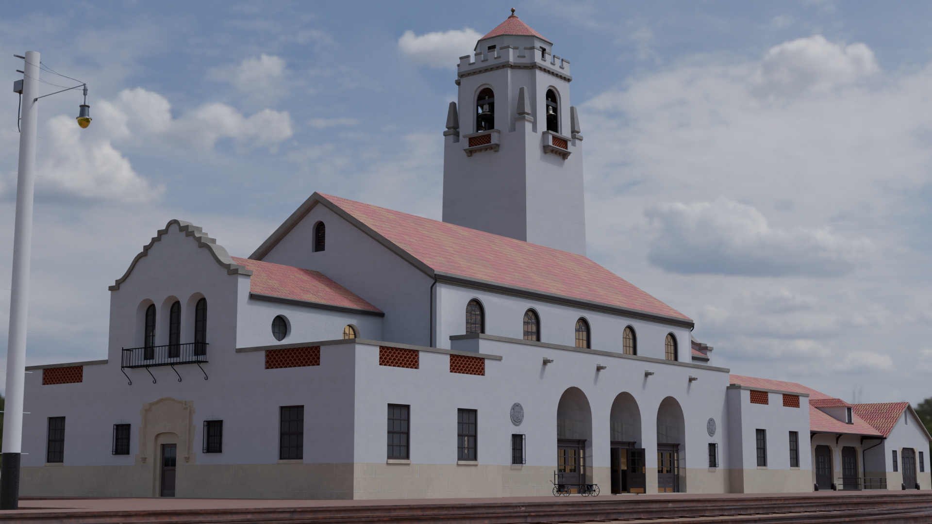 Train Station Model
